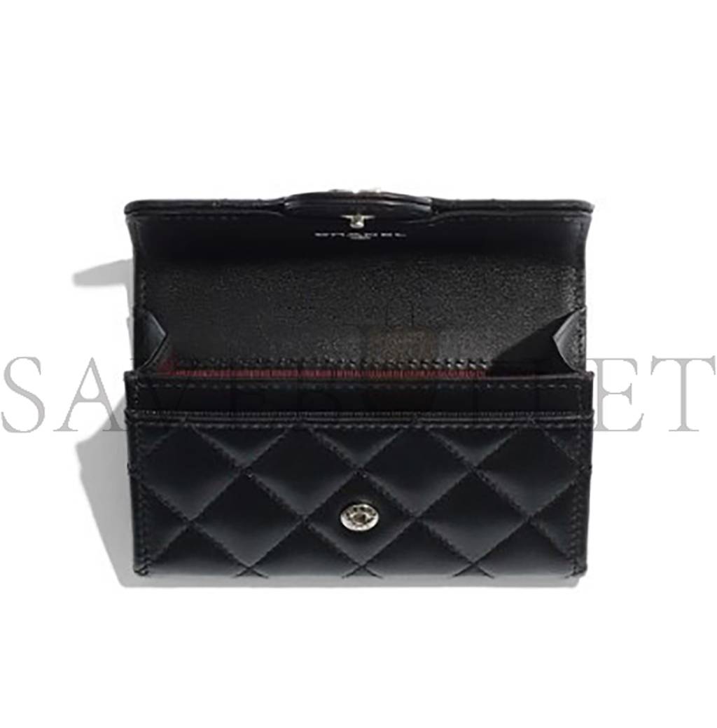 Ch*el classic card holder ap0214 y01480 c3906 (11.3*7.5*2.1cm)